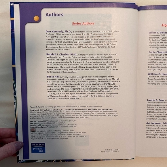 Prentice Hall Mathematics | Algebra 2 Textbook | ISBN 0-13-133998-2 - Picture 4 of 5